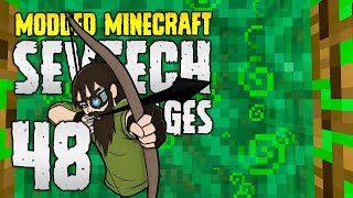 Minecraft SevTech Ages  48  HUNTING ENDER PEARLS  Modded Minecraft 1122 [upl. by Asilat]