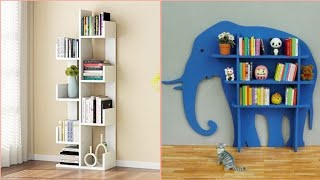 OUTSTANDING WOODEN BOOK SHELVES DECORATION [upl. by Aerdnaeel]