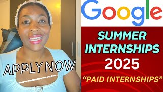 Landing a Google Summer Internship in 2025 How to APPLY [upl. by Rue]