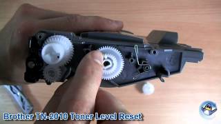 How to Reset Toner Level on Brother TN2010TN2220TN2010TN2220 Toner Cartridge [upl. by Yznil]