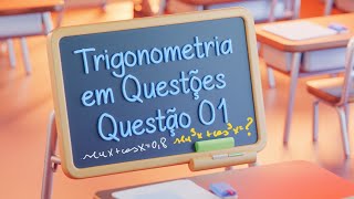 👨‍🎓👨‍🎓TRIGONOMETRIA EM QUESTÕES Famema 2022 Sendo x um número real sabese que sin x  cos x  08 [upl. by Lorianne]