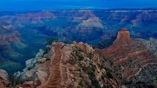 Grand Canyon National Park  Kaibab Dayhike to Phantom Ranch [upl. by Krystin804]