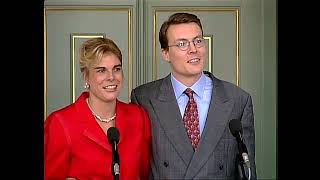 Verloving prins Constantijn en Laurentien Brinkhorst 2000 [upl. by Vilma586]