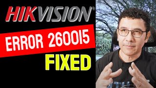 Hikconnect Error 260015 FIX with real example [upl. by Rojam]