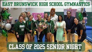 EBHS Gymnastics Senior Night 10152024 [upl. by Enorahs]