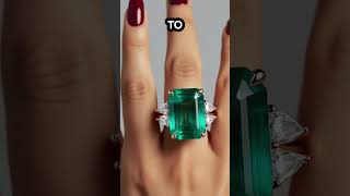 Colombian Emerald Rings shorts EmeraldRings ColombianEmeralds JewelryInvestment LuxuryJewelry [upl. by Leinad]