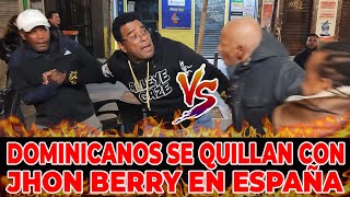 DOMINICANOS SE QUILLAN CON JHON BERRY EN ESPAÑA [upl. by Fairbanks15]