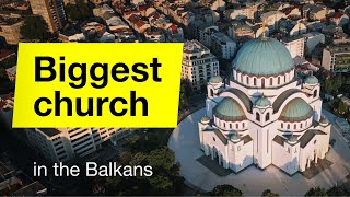 Belgrades Breathtaking 4K Drone Footage of The Temple of Saint Sava [upl. by Irb940]