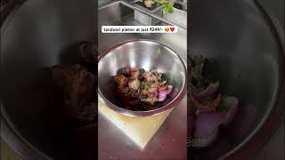 Tandoori Platter 😍❤️ tandoorirecipe platter bollywood music [upl. by Aekin]