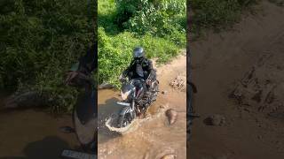 Water crossing 😂bikeriding watercrossing bikeshorts viralshort youtubeshorts [upl. by Odicalp835]