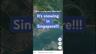 Has anyone seen snow in Singapore before Undiscovered paradisesoutheastasia singapore pulauubin [upl. by Nosidam]