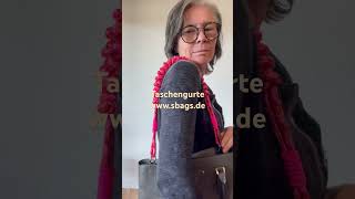 Taschengurte Taschenhenkel und mehr wwwsbagsde oder susannefurtnergmxde [upl. by Eimat]