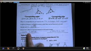5253 Congruent Polygons amp SideAngleSide SAS [upl. by Bum]