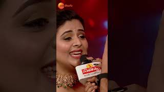 Sreemukhi tana paatato andarki shock ichindi🎤😲  SAREGAMAPA Telugu shorts  Sun 9PM  Zee Telugu [upl. by Kevyn]