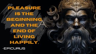 Epicurean Echoes  A Compilation of Epicurus Enlightening Quotations [upl. by Ridan280]