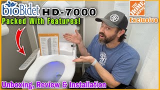 Bio Bidet HD 7000 Best Luxury Bidet For Any Restroom Install amp Demo [upl. by Fiester]