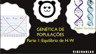 Genética de populações  Parte 1 Equilíbrio de HardyWeinberg [upl. by Rianon]