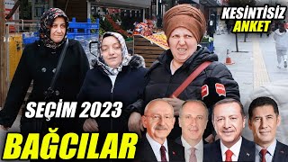 BAĞCILAR Güneşli  Cumhurbaşkanlığı Sayaçlı Seçim Anketi  Sokak Röportajları  Seçim 2023 [upl. by Kuo]