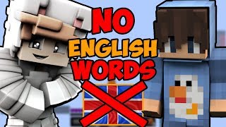 NOENGLISH WORDS mit Poishii  Bedwars No English Challenge [upl. by Imerej493]