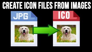 How to Quickly Create an Icon File ico out of any Photo [upl. by Toy595]