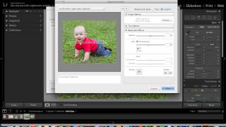 Adjusting Size and Transparency of Your Watermark in Lightroom 5 [upl. by Netsryk232]