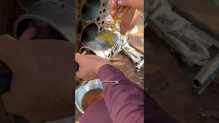 Piston Fiting piston engine rebuild how amazing facts reels truck trend expertmechanic [upl. by Hulen322]