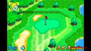 Game Boy Advance  Mario Golf Advance Tour Gameplay [upl. by Annaira]