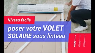 Comment poser facilement un Volet Roulant sous linteau  Tuto Bricolage ✅ [upl. by Lisa]