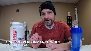 Review GNC Pro Performance Whey Vanilla Cream [upl. by Rugen242]