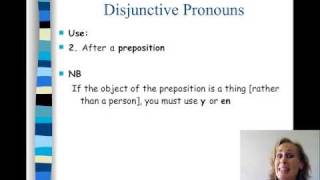 ilearn french  Disjunctive Pronouns [upl. by Lura]