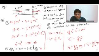 Lecture6 Barnoullis Theorem questions Velocity of efflux Time to evacuate water thrust force [upl. by Jeaz550]