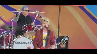 GREEN DAY DILEMMA LIVE  CENTRAL PARK NEW YORK CITY GMA SHOW 7262024 [upl. by Yattirb]