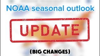 Winter 20242025 NOAA seasonal forecast UPDATE [upl. by Marr]