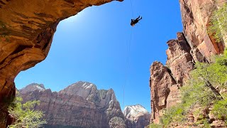 Canyoneering In Zion National Park  Lodge Canyon [upl. by Ettenot99]