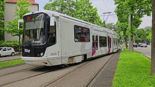 Tram Grenoble Ligne C  Retournement FlandrinValmy [upl. by Christoforo]