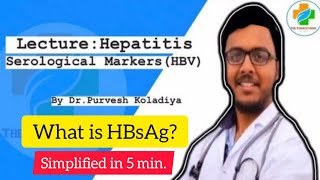 Hepatitis Serologic Markers  HBsAgHBcAg HBeAg [upl. by Edras]