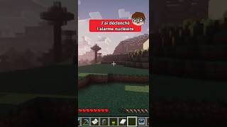 Jai déclenché lalarme nucléaire 😨  minecraft short [upl. by Acimahs536]