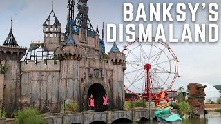 What Is It Like To Visit Banksys Dismaland Park [upl. by Yelha265]