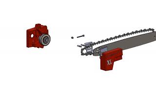 Homelite Super XL Clutch Exploded View [upl. by Naharba]