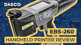 EBS260 Handjet Portable Inkjet Printer Overview [upl. by Bernadine]