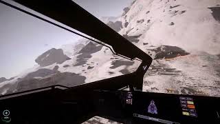 Polarising  Star Citizen decoupled unlim low fly  4K Tobii5 [upl. by Eednahs]