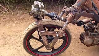 Man Builds Amazing 2x2 MOTORBIKES in His Garage  Start to Finish by 2TDIY [upl. by Ehttam806]