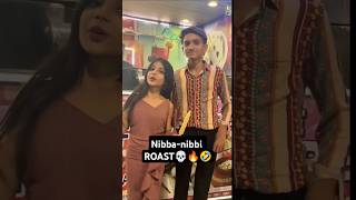 Wait for ROAST 🔥😂😂youtubeshorts funny roast viralvideo viralmemes nibbanibbi [upl. by Allison709]