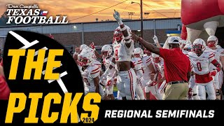 Texas High School Football Playoff Predictions 2024 Regional Semifinals [upl. by Enneillij]