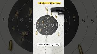 Accuracy check of Glock 17 shorts [upl. by Bacchus]