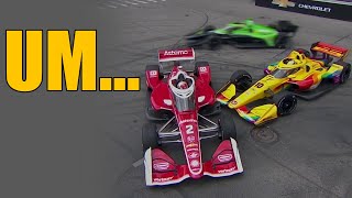 What The Heck Was That  IndyCar in Detroit Review [upl. by Heigho26]