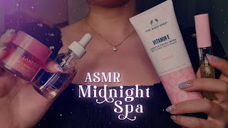 ASMR Comforting Midnight Spa 💜💫 Whispered with Realistic Layered Sounds [upl. by Ajin]