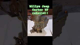 Willys Jeep carburetor rebuild in under 60 seconds [upl. by Otilrac]