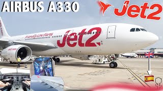 Jet2 Airtanker Airbus A330200 Flight Manchester Airport  Ibiza Trip Report  Ushuaïa [upl. by Eldwen]