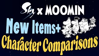 BETA Season of Moomin New Items  All Item Showcase w Characters ❤️ Sky Beta Update [upl. by Tallu152]